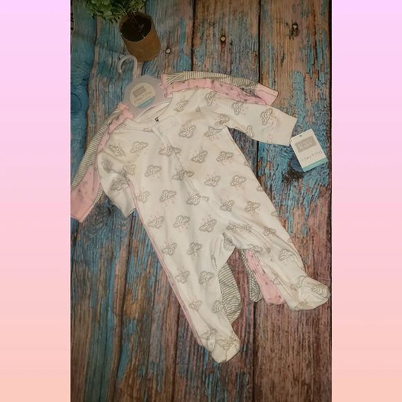 Baby Hudson sleep play suits 0-3 - Picture 1 of 4